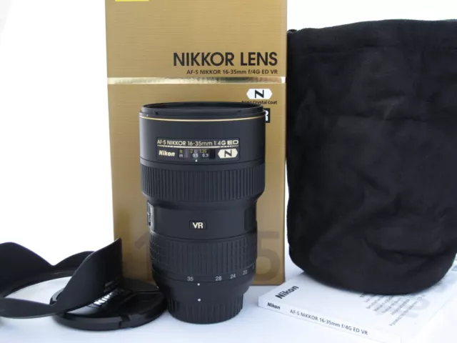 Nikon AF-S Nikkor 16-35mm 4.0 G ED VR FX Objektiv Gewährleistung 1 Jahr