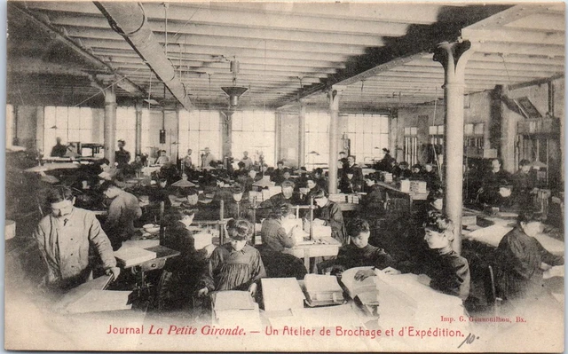33 BORDEAUX -- LA PETITE GIRONDE - un atelier de brochage