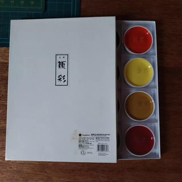 Yasutomo Sumi-E Watercolor Set Of 12