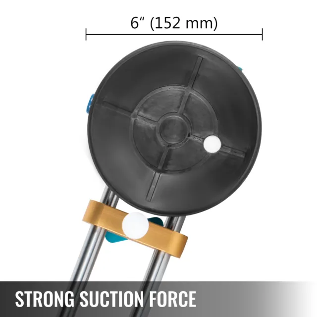 VEVOR 2PCS Stone Seam Setter 6" Vacuum Suction Cup Joining Ratcheting Setter 3