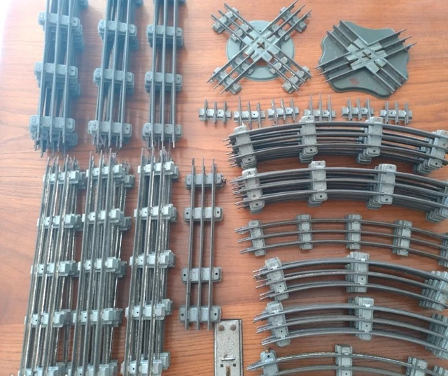 Lot De 12 Traverses Plastique JEP Échelle 0 + 1 Croisement - Rails CE-0 - Occasion