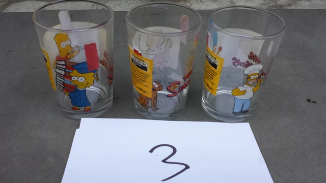 Lot De 3 Verres à Moutarde Amora Vintage - Déco Rétro Années 70