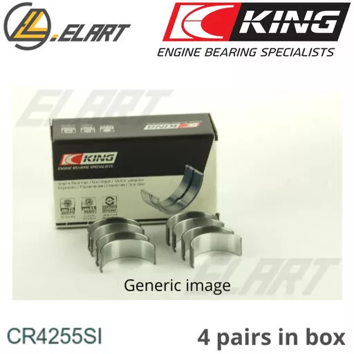 King Big End Con Rod Bearings CR4255SI STD For GENERAL MOTORS 2.4