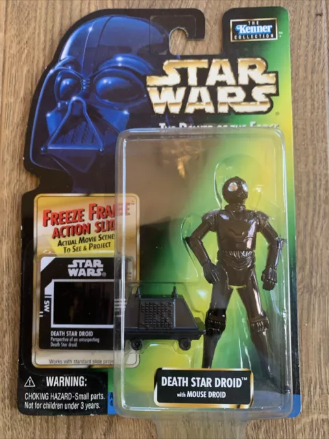 MARCO DE CONGELACIÓN DE RATÓN ESTRELLA DROIDE Deslizador Poder de la Fuerza STAR WARS KENNER