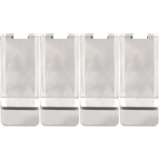 4 Porta Scontrini In Metallio Argento - Forcella Per Ricevute, Ufficio, Ristorante - Foto 2