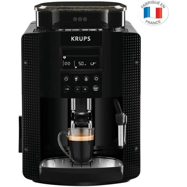 KRUPS YY8135FD Essential Machine a café, Broyeur a grain, Cafetiere expresso, B