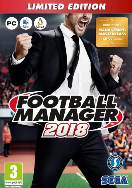 Football Manager 2018 Limited Edition (PC) Mac-Linux - QICK VERSAND GEBRAUCHT