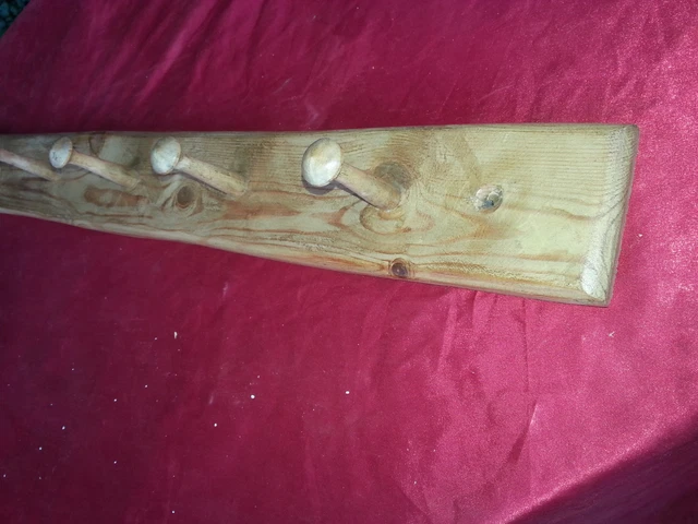 reclaimed shaker peg coat/ rk /150 year old pine -- size to fit interior door 2