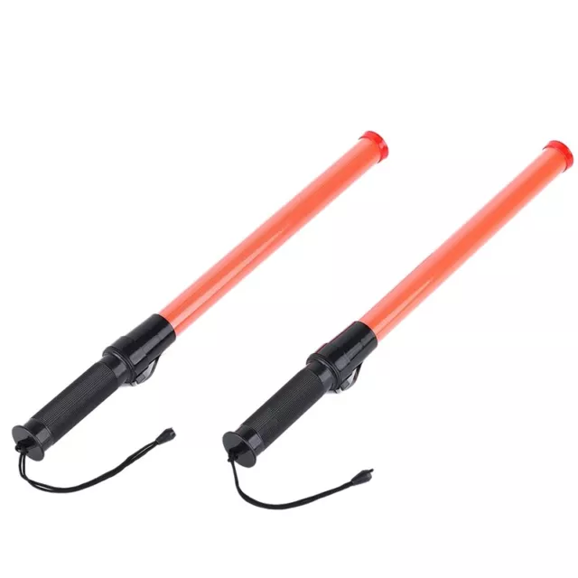 2Pack 21Inch Signal Traffic Safety Led Light Traffic Wands for Parking GuidA5