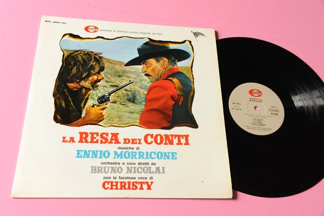 MORRICONE NICOLAI LP La Resa Dei Conti Orig Italy 1968 Ex++ Top Ost ...