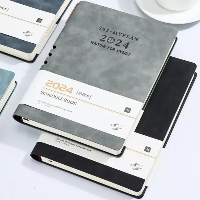 1 pc 2024 A6 Agenda Book Mini Portable Diary Weekly Planner