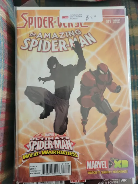 THE AMAZING SPIDER-MAN 011 11 SPIDER VERSE Variant Marvel spiderman comic book