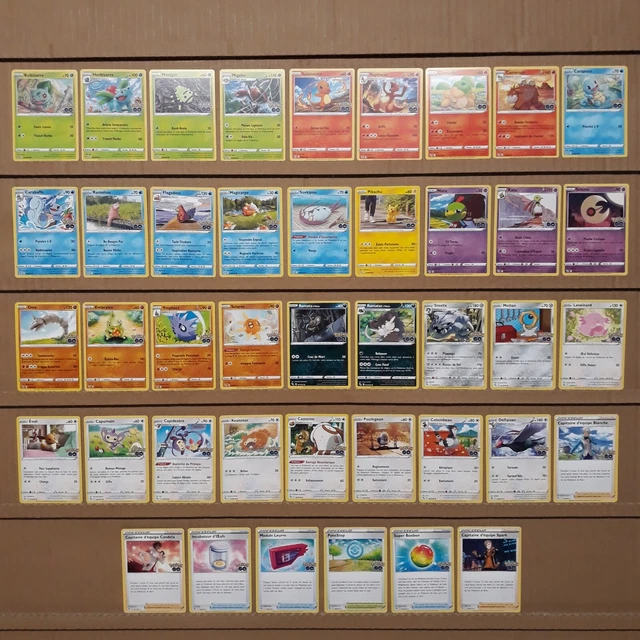Set Complet Commune Et Unco 42 Cartes Pokémon Go Épée Et Bouclier Eb10.5 Lot G