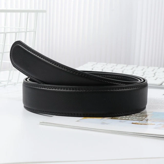 Ceinture Ceinture sans boucle Sangle de taille en cuir Ceinture automatique