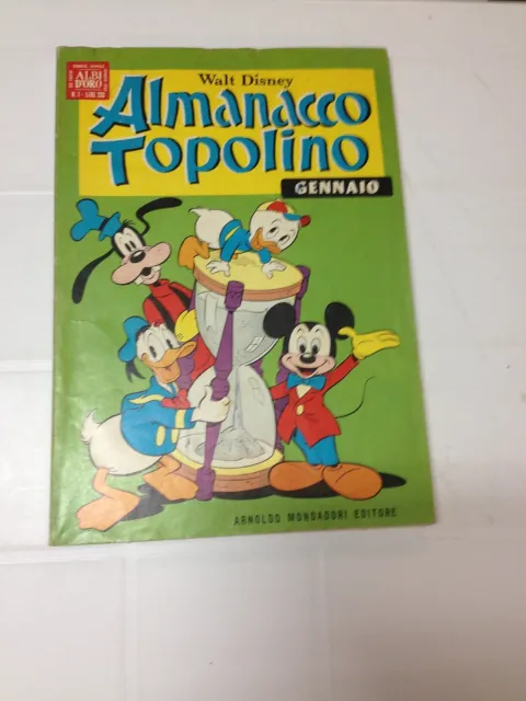 Almanacco Topolino N.1 1969 - Albi D'oro - Arnoldo Mondadori - Buono/Ottimo
