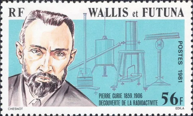 Wallis & Futuna 1981 Pierre Curie/Science/Nuclear/People/Scientists 1v (n46646)