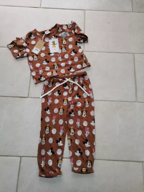 Girls Next Disney Top/jogger Set Bnwt 2-3 Years