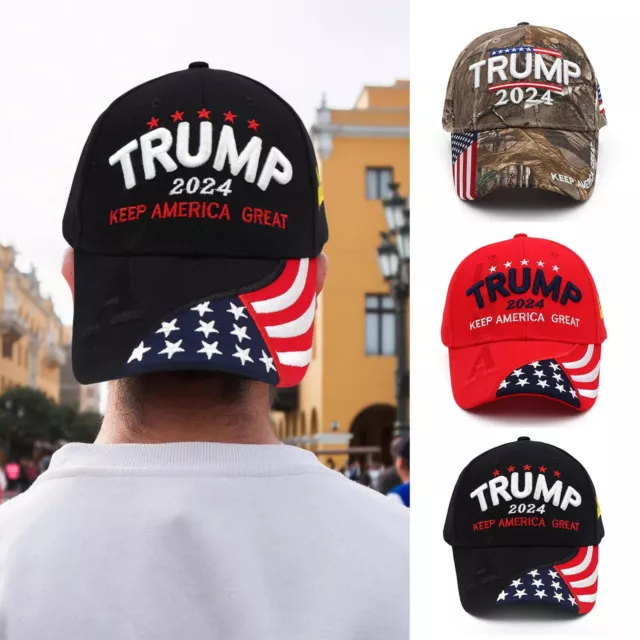 Trump 2024 Baseball Hat Adjustable Trump Hat Make America Great Again Embroidery