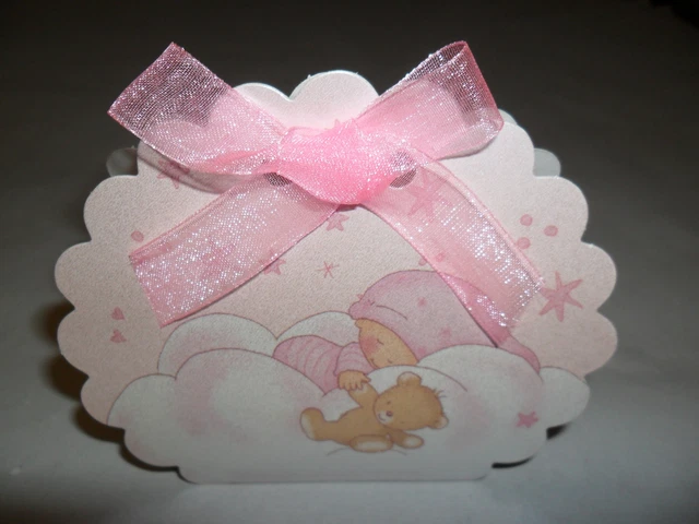GASTGESCHENK - TAUFE,NAMENSGEBUNG, Geburt,rosa, gefüllt mit Mandeln EUR ...