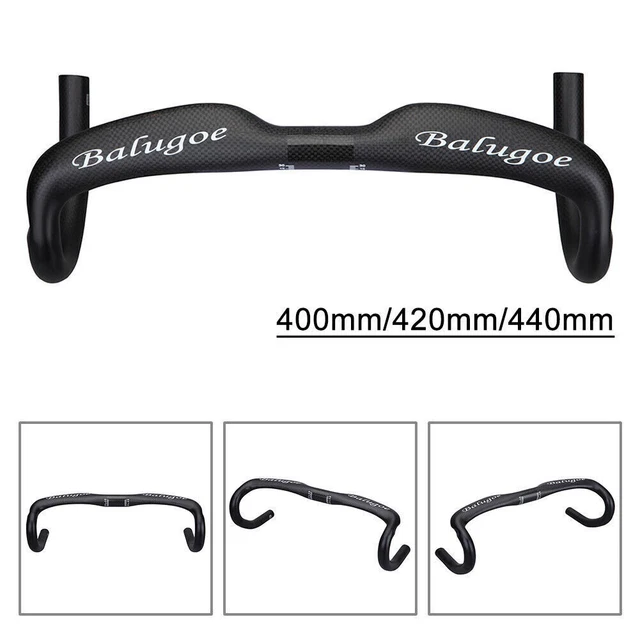 EC90 Road Handlebar 400/420/440 Handle Bike 31.8 Drop Bent Bars Carbon Fiber