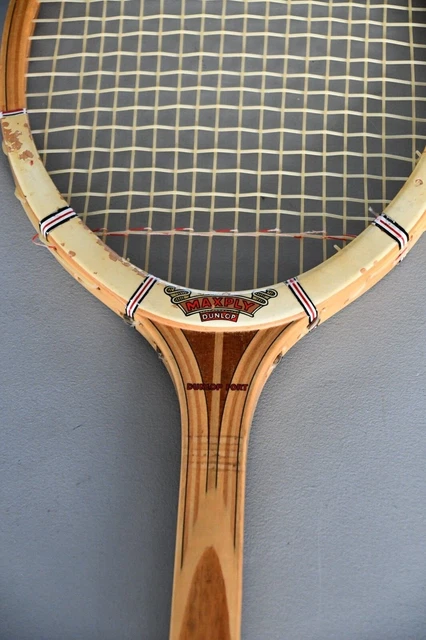 LOT DE 2 raquettes de tennis Dunlop vintage bois Sureliner et une Maxply EUR 45,00 - FR