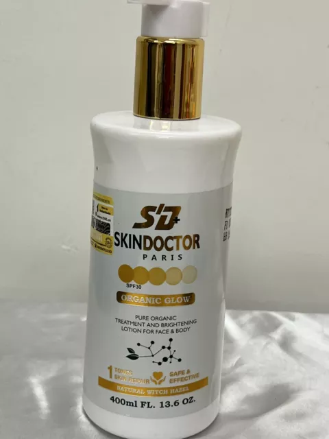 Skin Doctor Gold Lightening Body Lotion Whitening Milk SPF30 400ml (ORIGINAL)