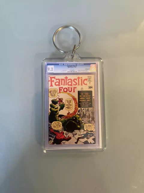 Fantastic Four #1 - CGC Homage - Mini Slab - Key Issue Keychain