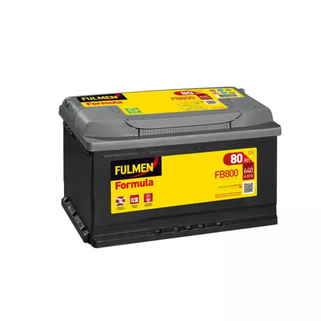 Batterie FULMEN Formula FB800 12v 80AH 640A