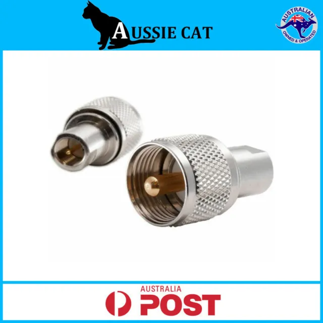 FME Male to UHF PL259 Male Connector Plug Gold Pin Coax Cable CB UHF Ham Radio