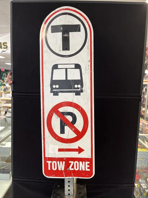 Authentic MBTA Ruggles Andrew Station Kenmore Bus Sign From Boston Massachusetts