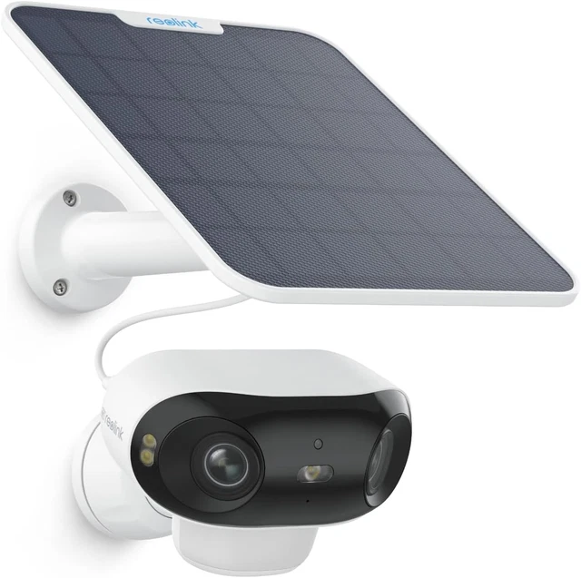 Telecamera 360 Gradi Telecamera WiFi Esterna REIGY 4MP - Con Pannello Solare, Rilevamento PIR, Audio 2 Vie, Impermeabile IP65 Telecamera Wifi Esterno Senza Fili - Foto 7