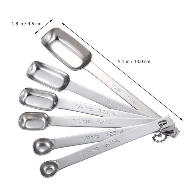 6 Pcs Cuillère À Nourriture Assaisonner Cuillere Doseuse Positionner