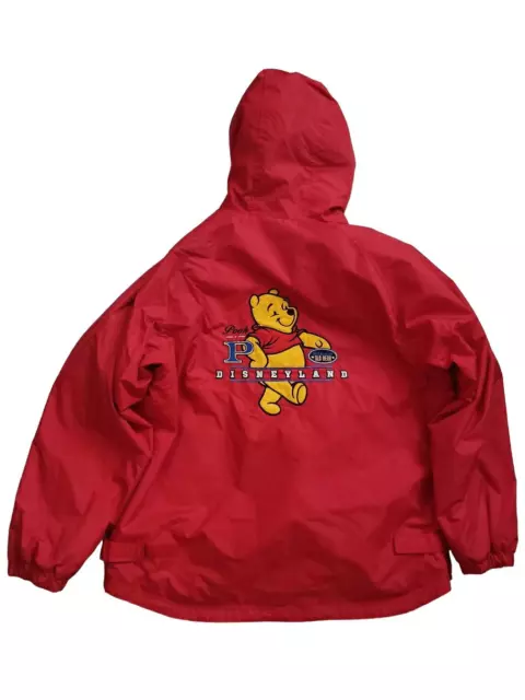 Disney Winnie the Pooh Disneyland Resort Vintage 90's Hooded Jacket size M