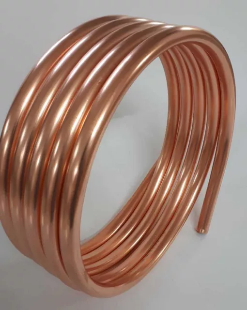 Spirale Kupferrohr 18x1mm aus 5m Außendurchmesser ca. 31cm Kupferrohrspirale