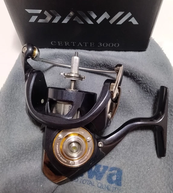Moulinet De Pêche Daiwa Certate LT 3000-XH - Pour Eau Salée - Occasion En état Fonctionnel