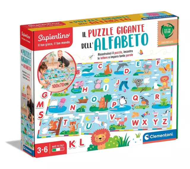 Clementoni: Sapientino Puzzle Gigante Dell'Alfabeto Made In Italy - AA.VV.
