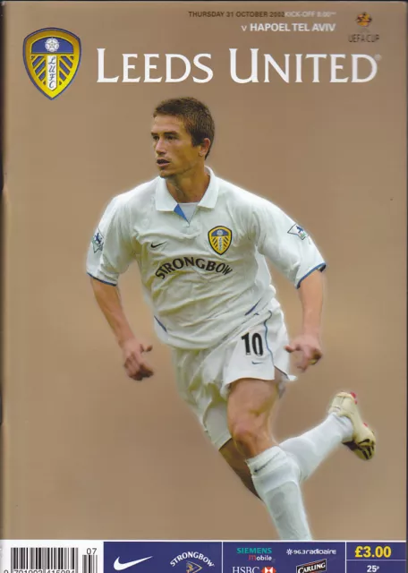 2002/03 Leeds United V Hapoel Tel Aviv 31-10-2002 Uefa Cup