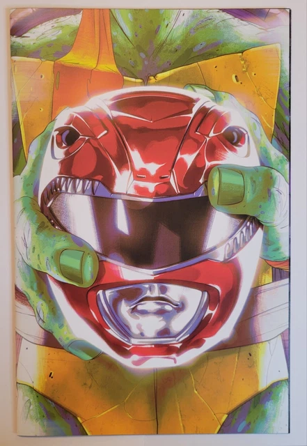 Power Rangers Teenage Mutant Ninja Turtles #1 Mike Helmet (2020 IDW/Boom!) NM