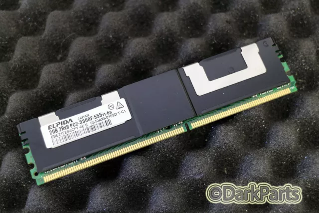 Elpida EBE21FE8ACFT-6E-E PC2-5300F-555 2GB Server Memory RAM