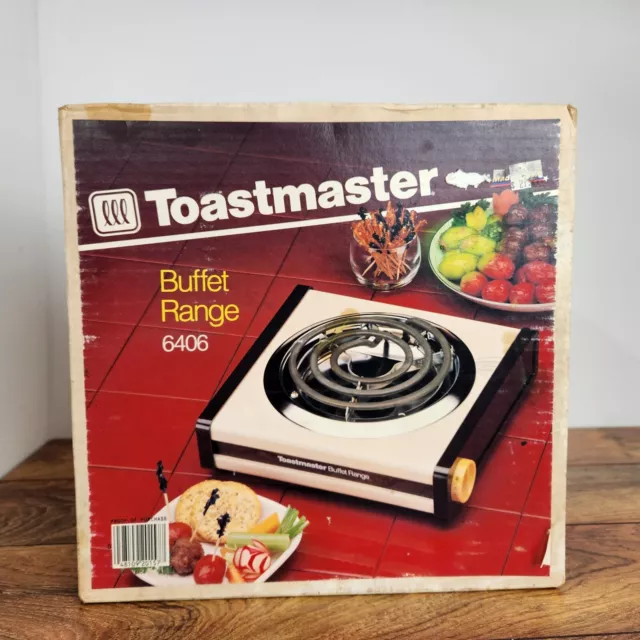 Toastmaster Single Burner Black