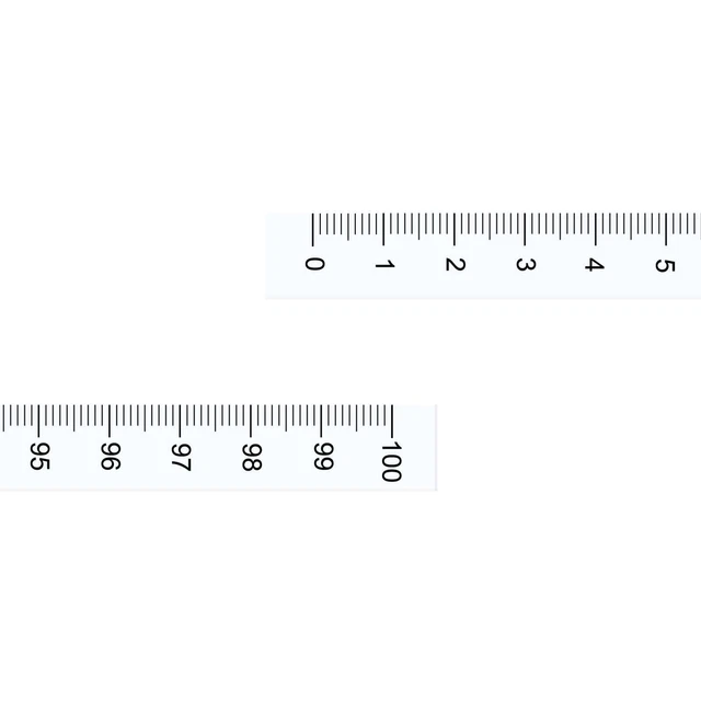 ADHESIVE BACKED TAPE Measure 100cm Vertical Read Workbench Ruler ...