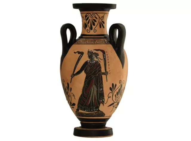 Goddess Persephone Hades Demeter Hydria Vase Painting Ancient Greek Pottery