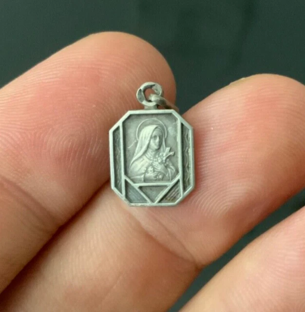 Pendentif Vierge Rocio En Argent Sterling 925 - 30mm - Silhouette Ajourée - Unisexe - 2