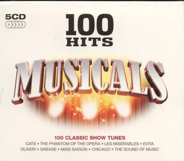 100 Hits Musicals Various Artists - 5CD