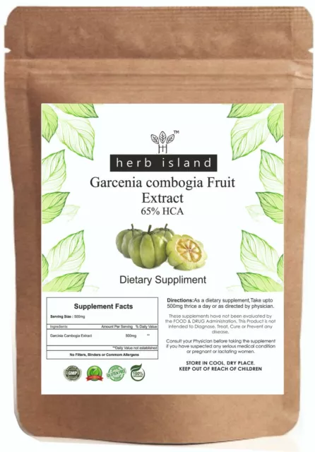 Garcinia Cambogia Extrait Pure Poudre 65% Hca Avancé Perte de Poids 100Gm/1Kg