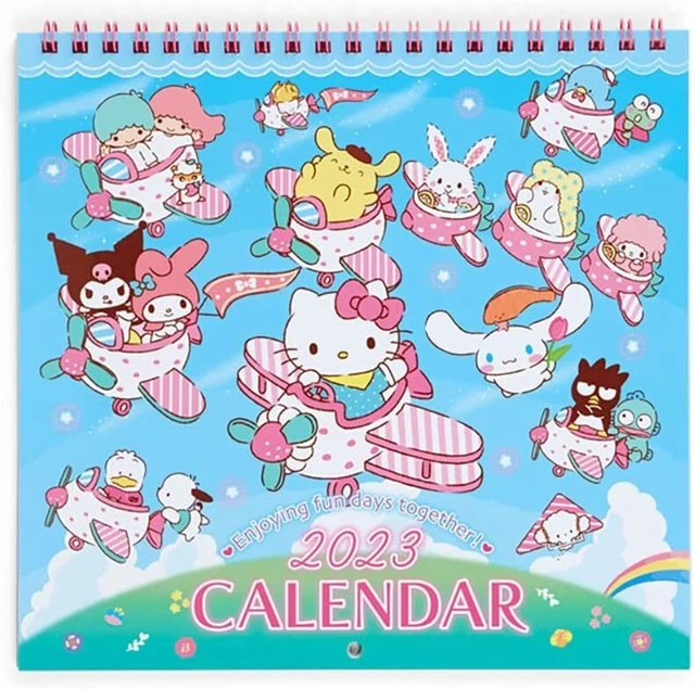 2024 SANRIO Characters Sanrio HAPIDANBU Desktop Calendar , Schedule
