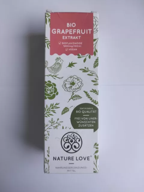 Bio Grapefruit Extrakt - Nature Love - 100 ml - 07/2024