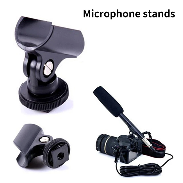 MICROPHONE CLIP ROTATABLE Desktop Wireless Microphone Stand with Hot