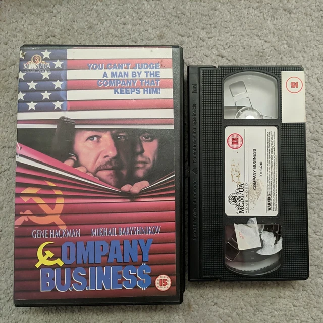 COMPANY BUSINESS VHS video tape (ex rental/large case big box) £7.99