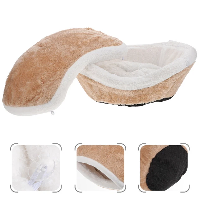 1PC cat sleeping house Creative Burger Shell Pet Nest Halbgeschlossenes warmes K